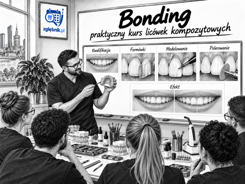 Bonding kurs Warszawa – licówki kompozytowe z Marcinem Krupińskim