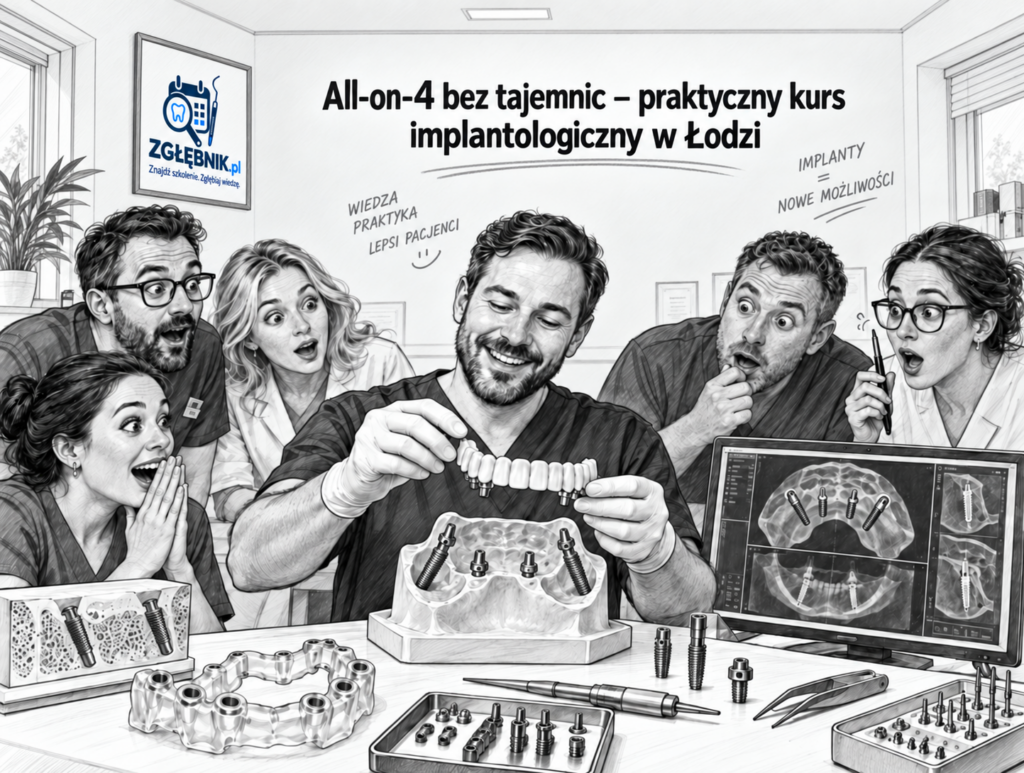 All-on-4 bez tajemnic – kurs implantologiczny w Łodzi z Hubertem Trzepatowskim
