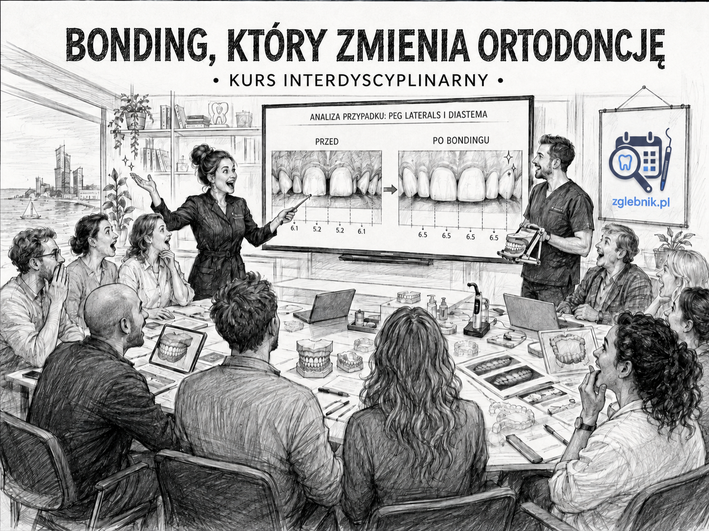 Bonding, który zmienia ortodoncję – Gdynia Bonding, który zmienia ortodoncję – kurs bondingu przedortodontycznego w Gdyni