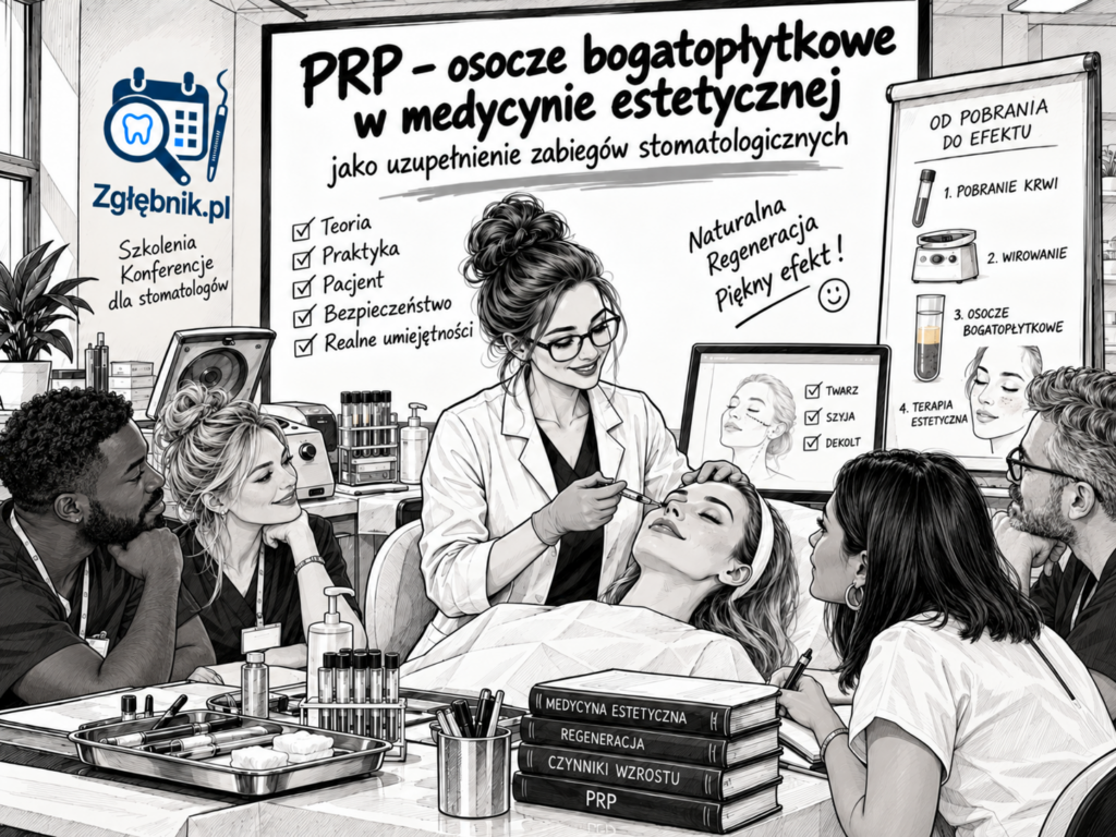 PRP – osocze bogatopłytkowe w medycynie estetycznej – kurs dla lekarzy dentystów