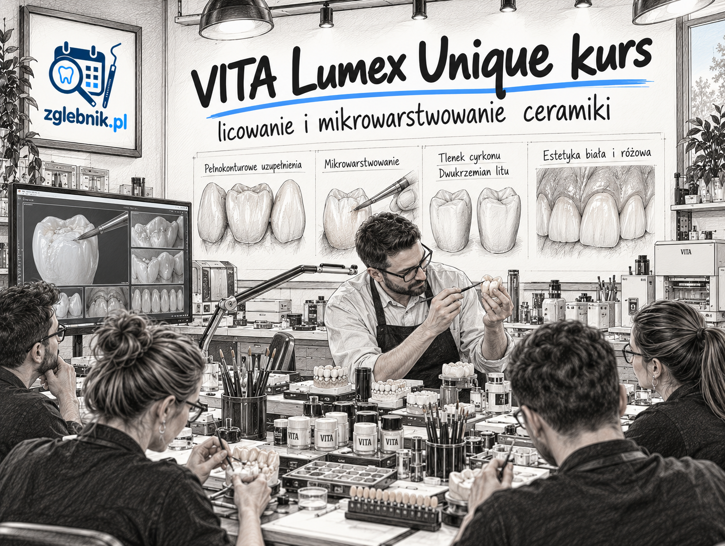 VITA Lumex Unique kurs – licowanie ceramiki VITA Lumex Unique kurs – licowanie i mikrowarstwowanie ceramiki