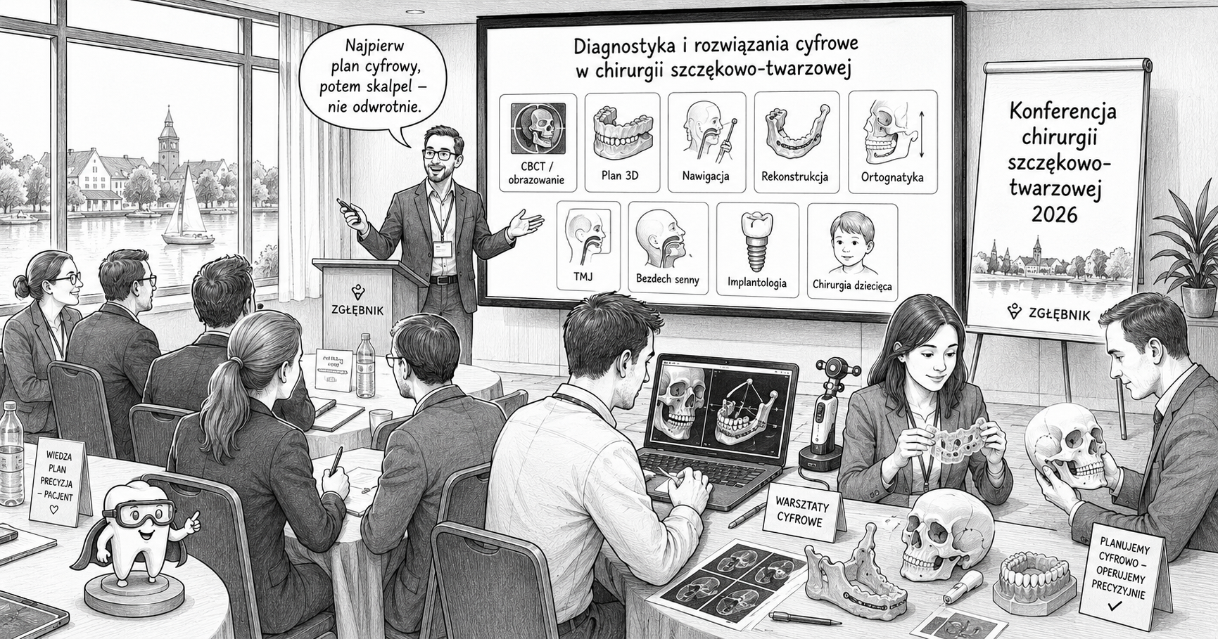 Diagnostyka i rozwiązania cyfrowe w chirurgii szczękowo-twarzowej – Olsztyn 2026