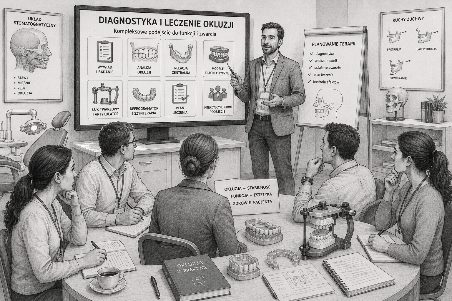 Kurs diagnostyki i leczenia okluzji w Warszawie Diagnostyka i leczenie okluzji – praktyczny kurs w Warszawie