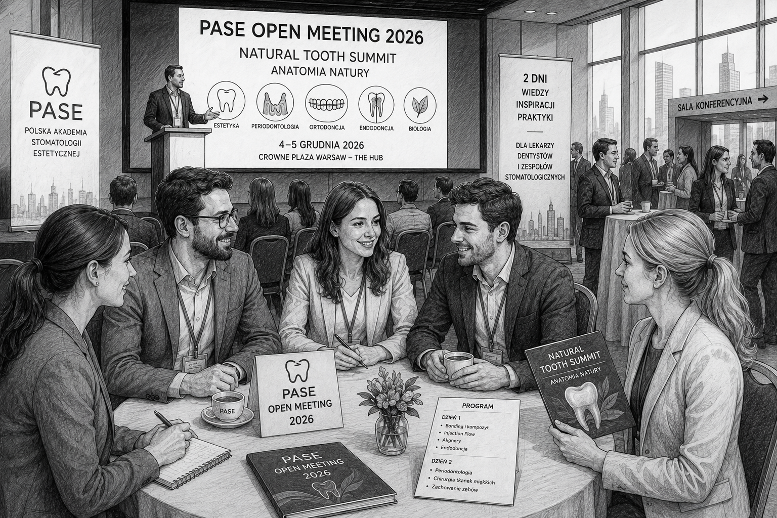 PASE Open Meeting 2026 – Natural Tooth Summit PASE Open Meeting 2026 – konferencja stomatologii estetycznej w Warszawie