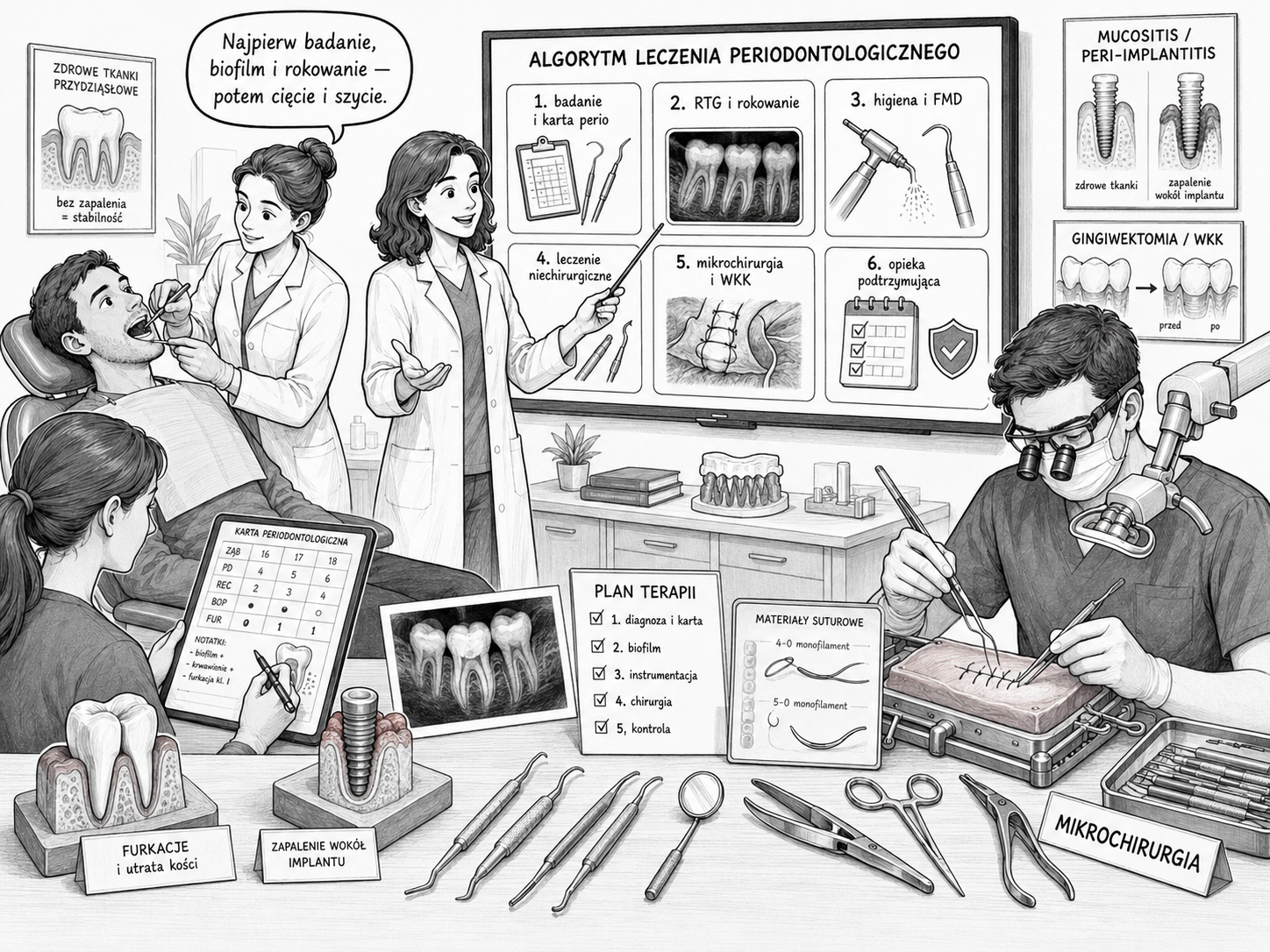 Periodontologia od diagnostyki po mikrochirurgię – Kraków Kurs periodontologii z dr Lidią Jamróz-Wilkońską w Krakowie