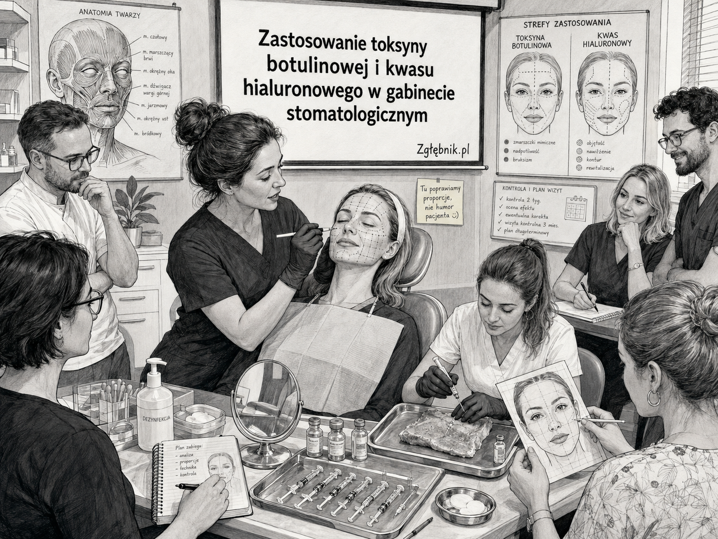 Toksyna botulinowa Wrocław – kurs z kwasem hialuronowym dla dentystów