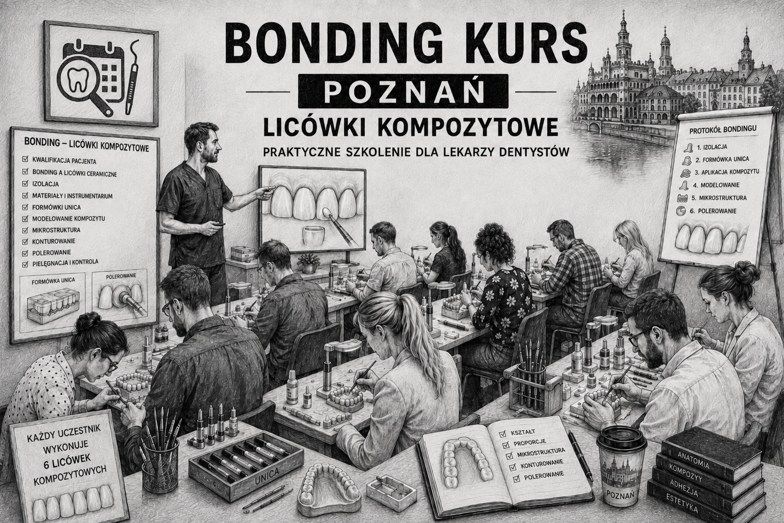 Bonding kurs Wrocław – Marcin Krupiński Bonding kurs Wrocław – licówki kompozytowe z Marcinem Krupińskim