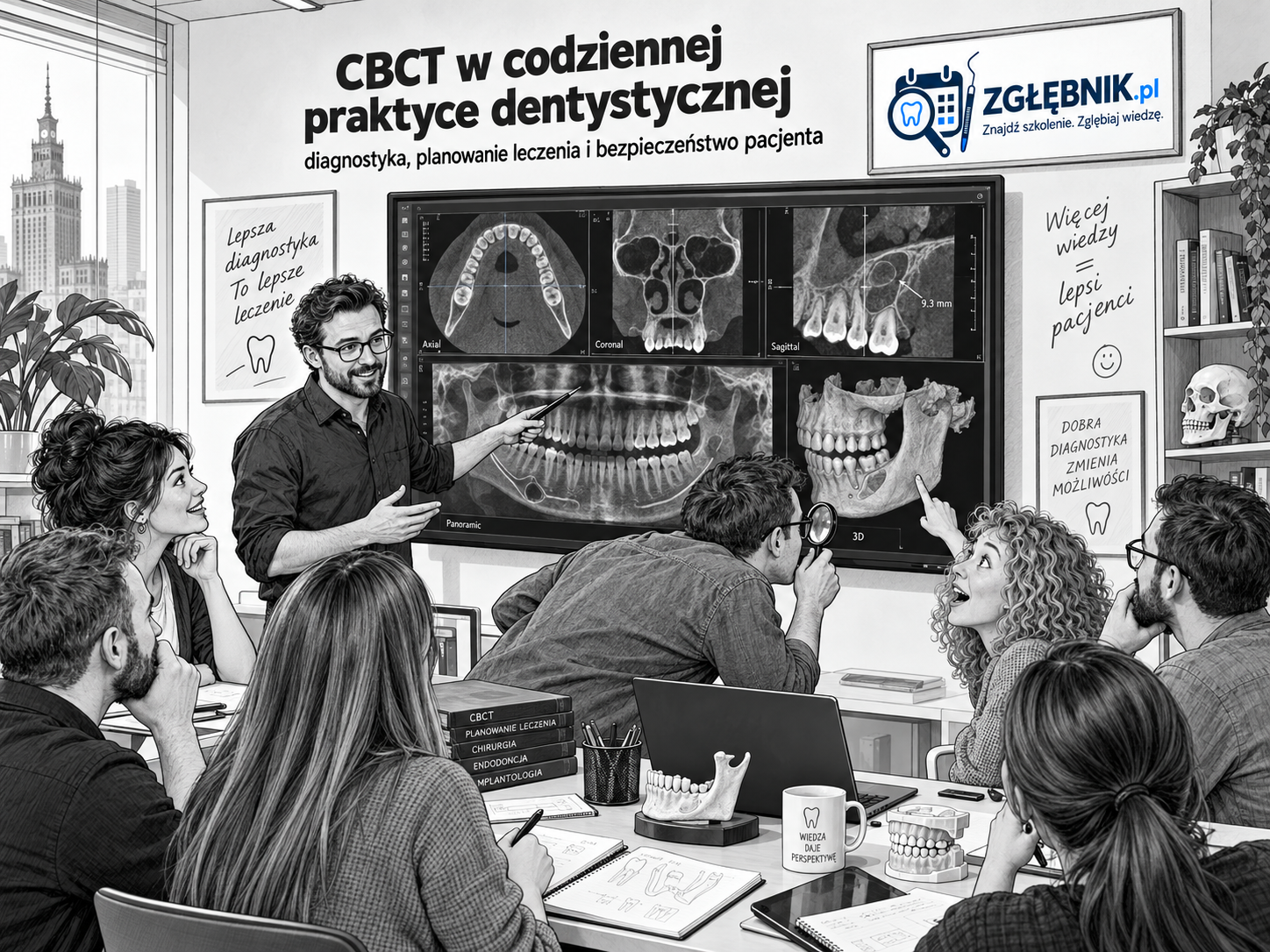 CBCT w codziennej praktyce dentystycznej – kurs Tomasza Olka w Warszawie