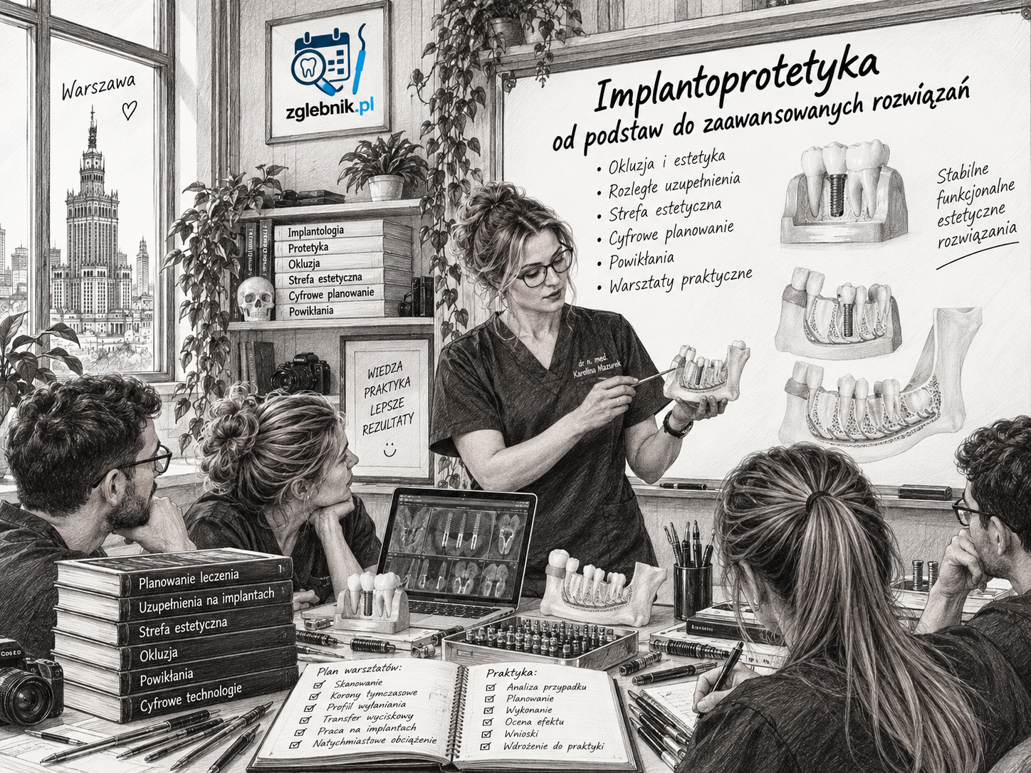 Kurs implantoprotetyki – odbudowy protetyczne na implantach