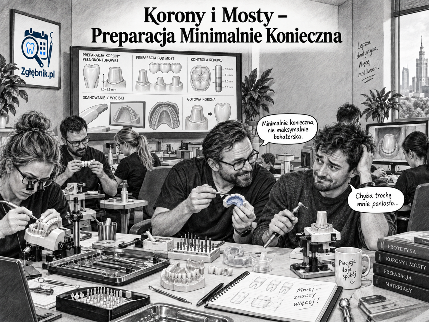 Preparacja Minimalnie Konieczna – kurs koron i mostów Preparacja Minimalnie Konieczna – kurs koron i mostów