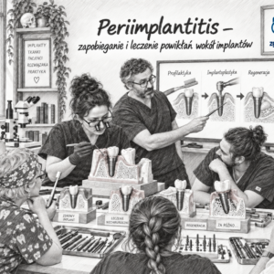 Kurs leczenia periimplantitis – profilaktyka i powikłania implantologiczne
