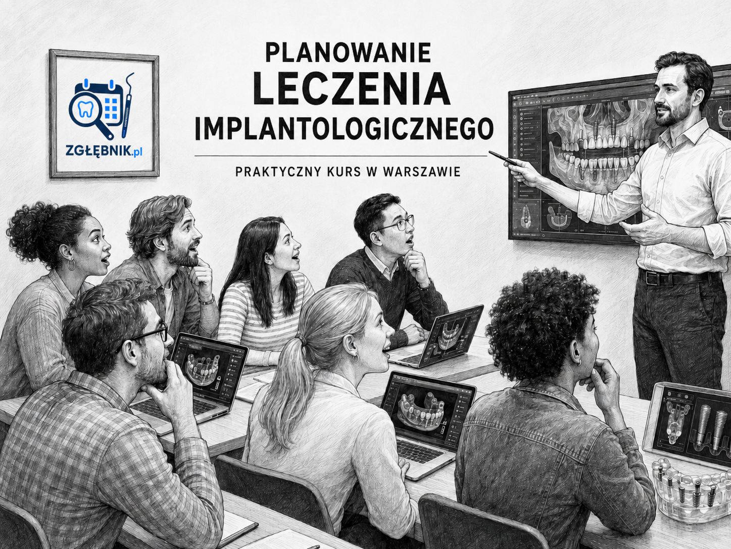 Planowanie leczenia implantologicznego – Warszawa Planowanie leczenia implantologicznego – kurs Cezarego Langota w Warszawie