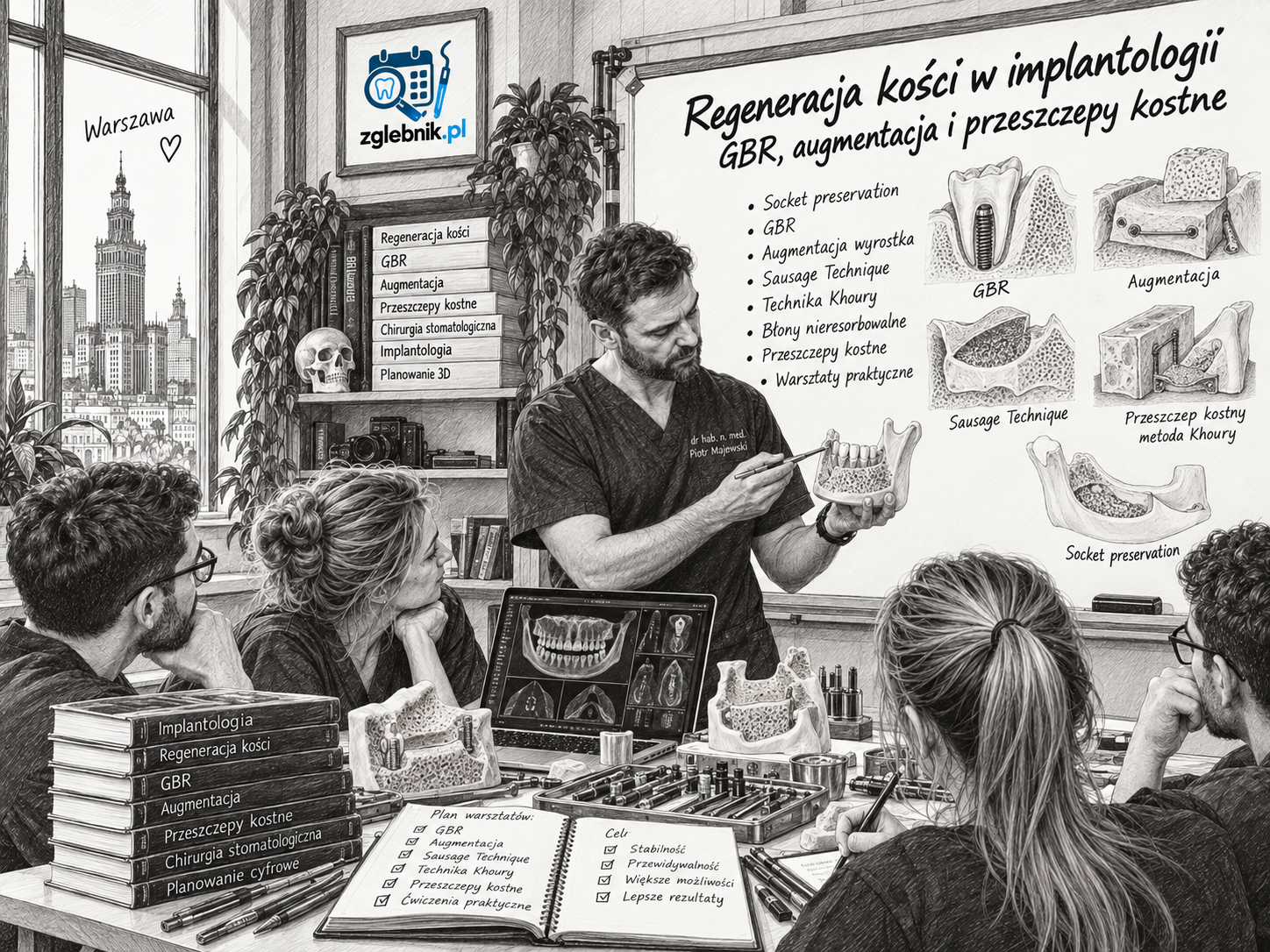 Kurs regeneracji kości w implantologii – GBR i augmentacja