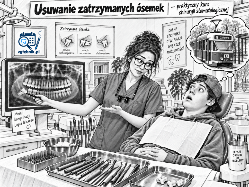 Usuwanie zatrzymanych ósemek – praktyczny kurs chirurgii stomatologicznej