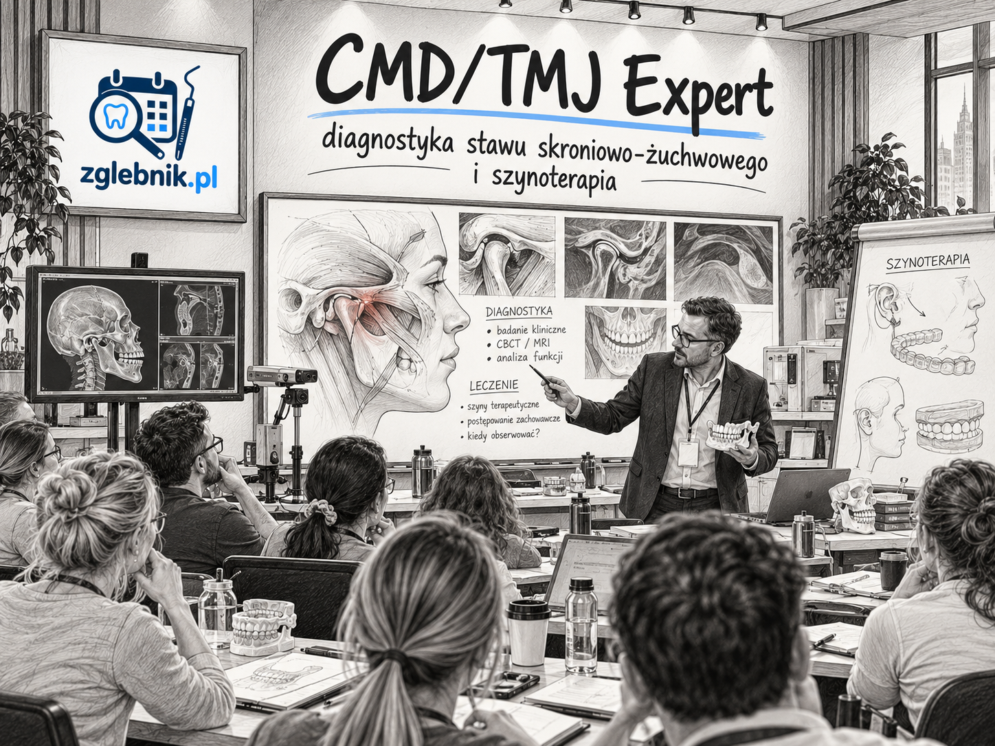 CMD TMJ Expert – kurs diagnostyki stawu skroniowo-żuchwowego i szynoterapii